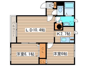 ラミ－ジュ麻生の物件間取画像